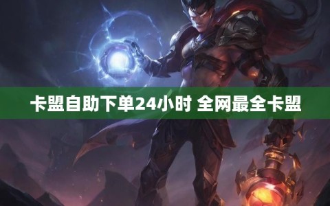 卡盟自助下单24小时 全网最全卡盟