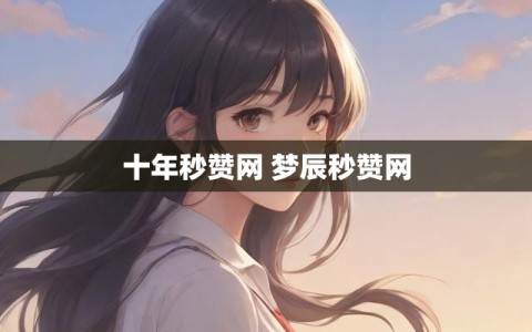 十年秒赞网 梦辰秒赞网