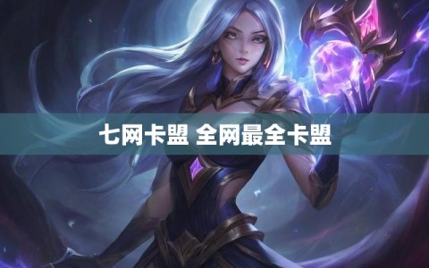 七网卡盟 全网最全卡盟