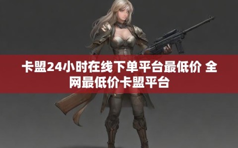 卡盟24小时在线下单平台最低价 全网最低价卡盟平台