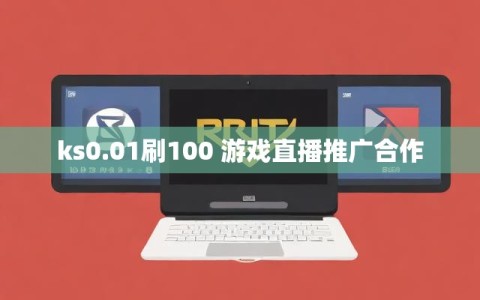 ks0.01刷100 游戏直播推广合作
