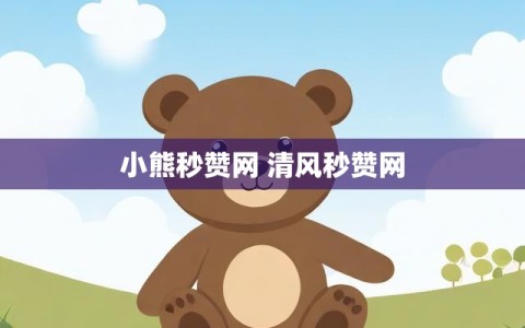小熊秒赞网 清风秒赞网