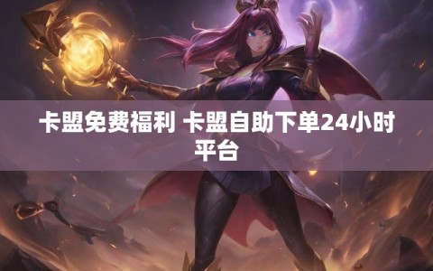 卡盟免费福利 卡盟自助下单24小时平台