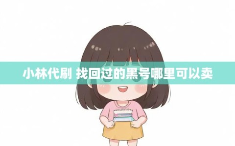 小林代刷 找回过的黑号哪里可以卖