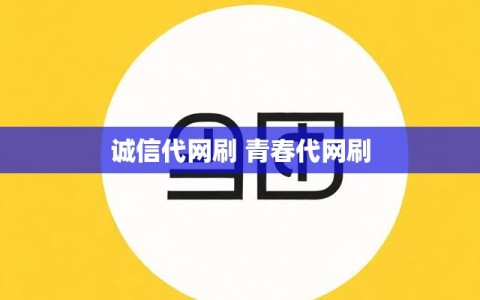 诚信代网刷 青春代网刷