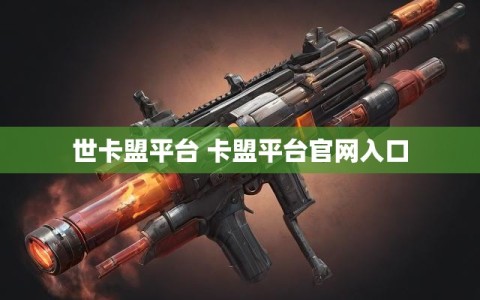 世卡盟平台 卡盟平台官网入口