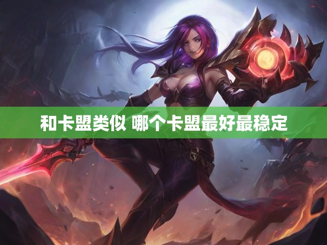 和卡盟类似 哪个卡盟最好最稳定