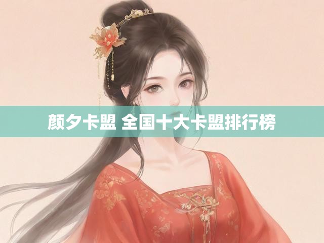 颜夕卡盟 全国十大卡盟排行榜