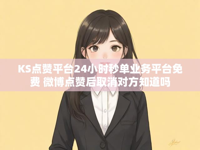 KS点赞平台24小时秒单业务平台免费 微博点赞后取消对方知道吗