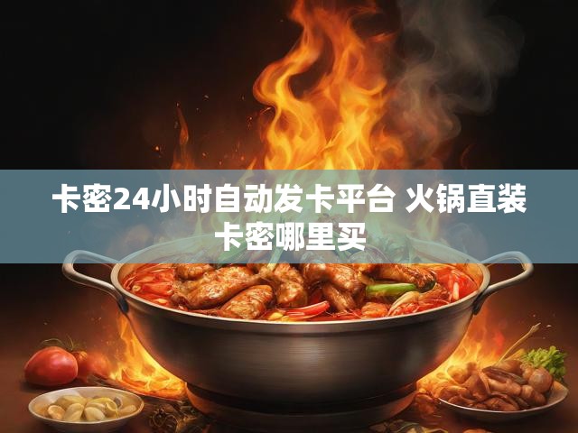 卡密24小时自动发卡平台 火锅直装卡密哪里买