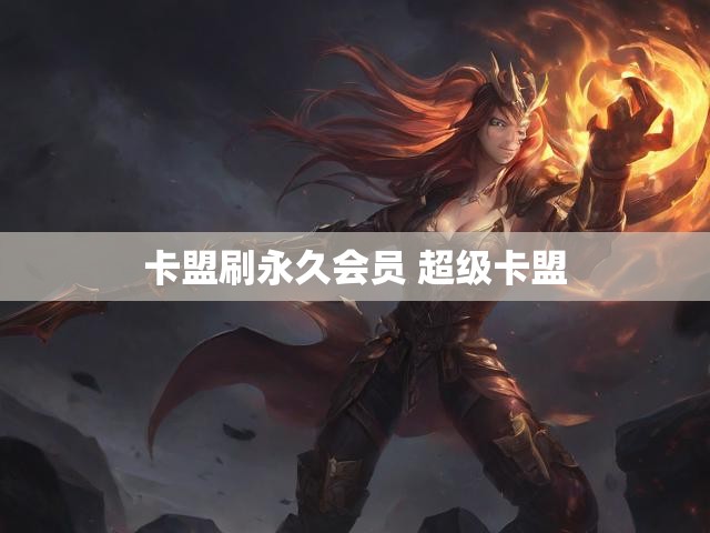 卡盟刷永久会员 超级卡盟