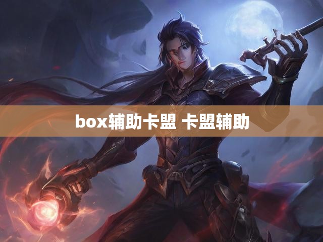 box辅助卡盟 卡盟辅助