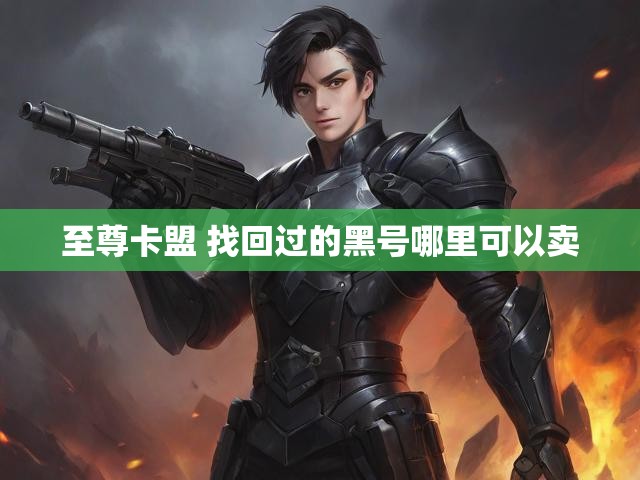 至尊卡盟 找回过的黑号哪里可以卖